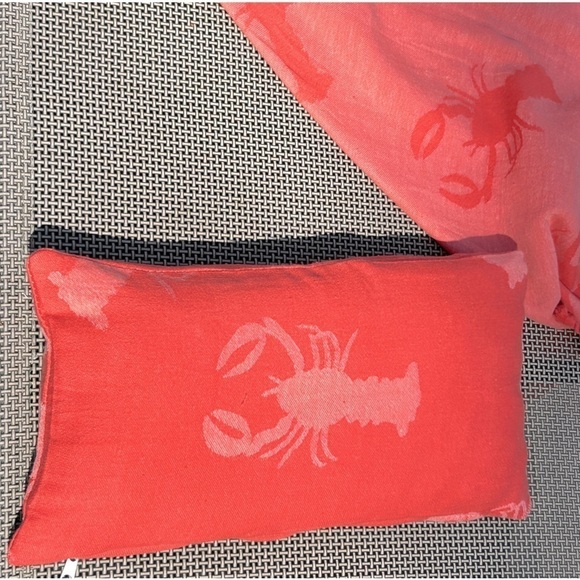 Friends TV Show Phoebe YOU ARE MY LOBSTER Pillow Lobster Embroidery Handmade NEW - Picture 5 of 16